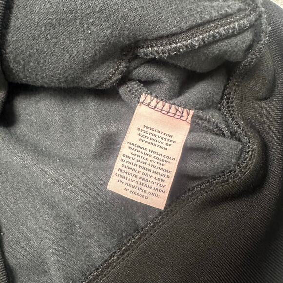 Y2K Juicy Couture Black Womens M Streetwear Full Zip Hooded Velour Track Jacket - Picture 5 of 10